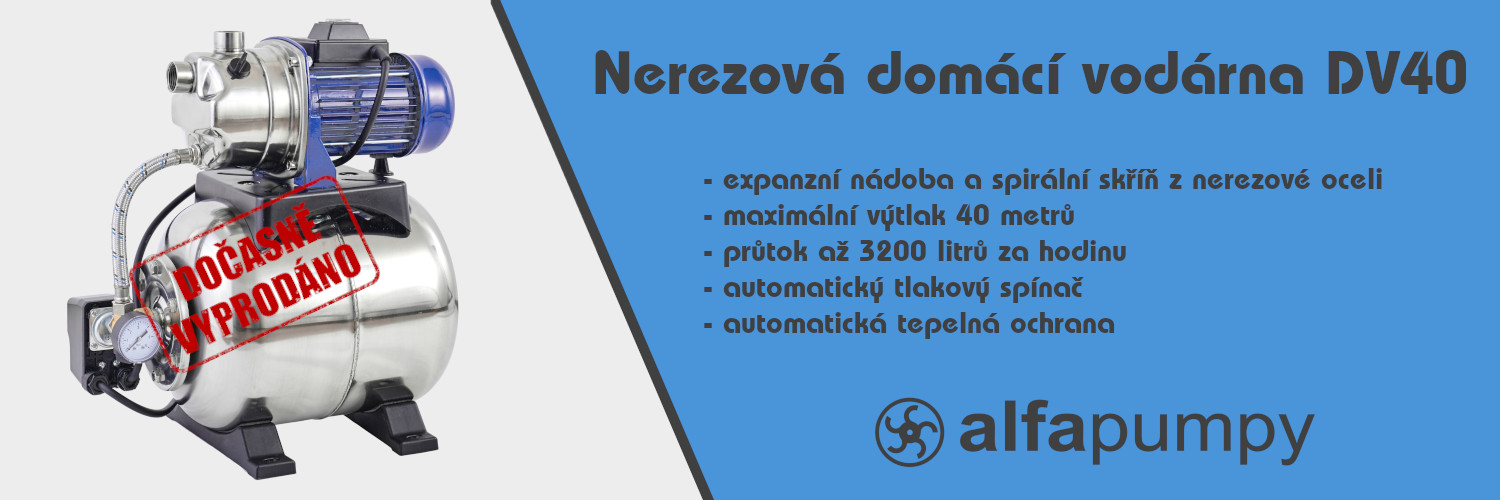 Nerezová domácí vodárna DV40