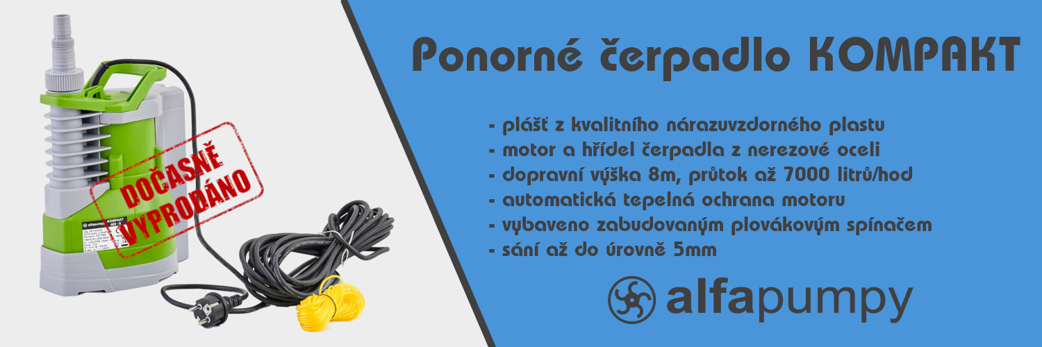 Ponorné odstředivé čerpadlo KOMPAKT 400